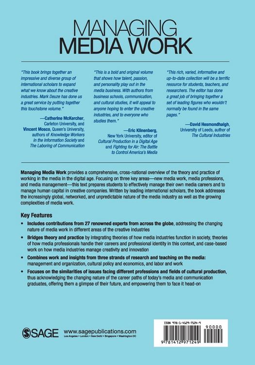 Produktbild: Managing Media Work