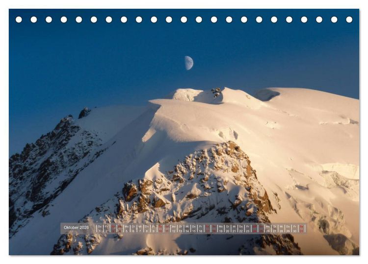 Produktbild: H&ouml;hepunkte unserer Alpen - Bergweh &reg; (Tischkalender 2026 DIN A5 quer), CALVENDO Monatskalender
