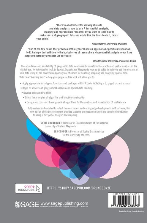 Produktbild: Brunsdon, C: Introduction to R for Spatial Analysis and Mapp