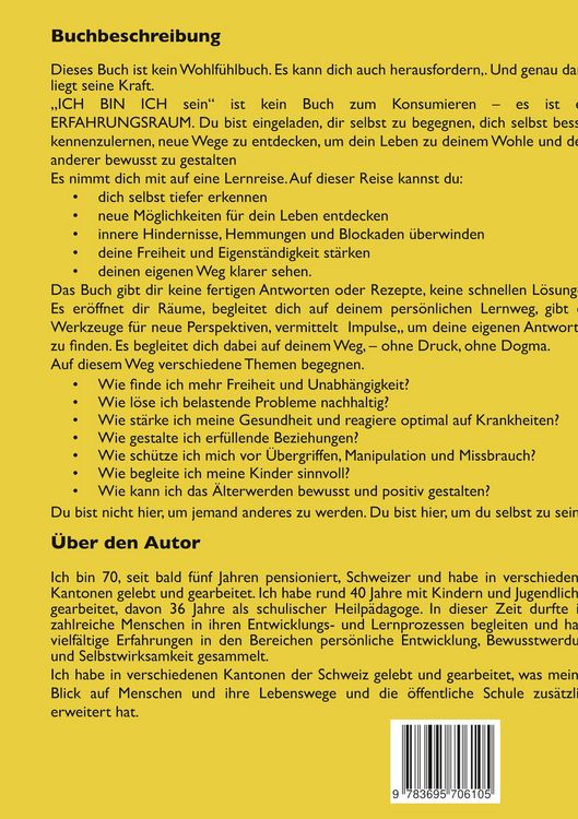 Produktbild: ICH BIN ICH sein