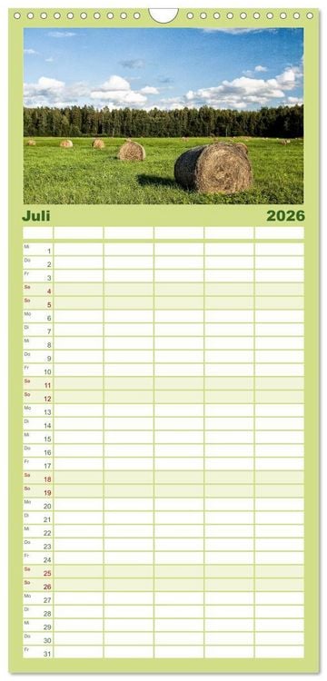 Produktbild: Familienplaner 2026 - Lettland - Streifz&uuml;ge durch das mittlere Baltikum mit 5 Spalten (Wandkalender, 21 x 45 cm) CALVENDO
