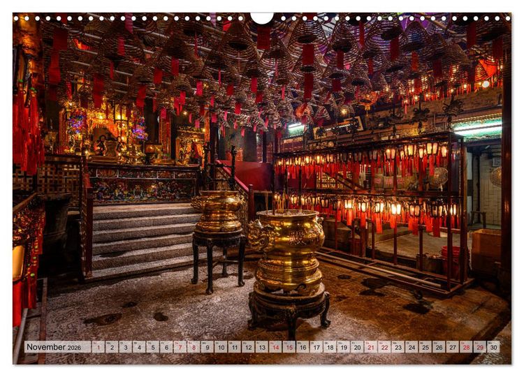 Produktbild: Metropolen Chinas - Peking, Shanghai, Hongkong (Wandkalender 2026 DIN A3 quer), CALVENDO Monatskalender