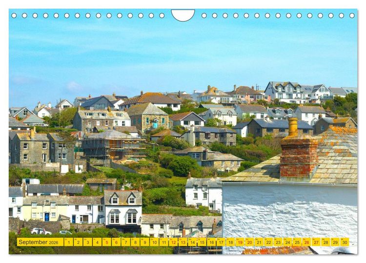 Produktbild: Port Isaac, Heimat der Fishermen`s Friends (Wandkalender 2026 DIN A4 quer), CALVENDO Monatskalender