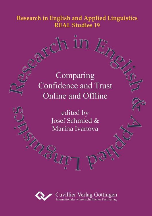 Produktbild: Comparing Confidence and Trust Online and Offline