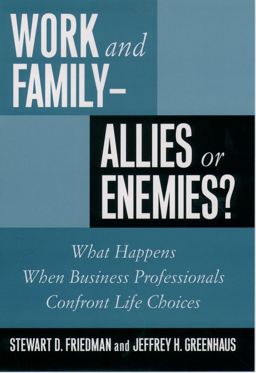 Produktbild: Work and Family--Allies or Enemies?