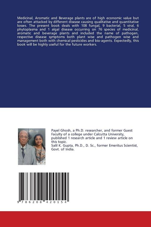 Produktbild: Diseases of Medicinal, Aromatic and Beverage Plants and Management