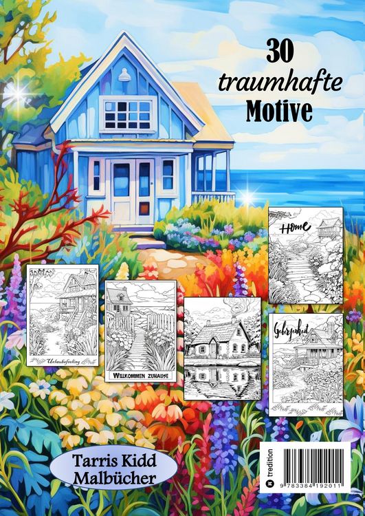 Produktbild: Malbuch f&uuml;r Erwachsene Haus am See - Stressabbau Achtsamkeit Kreativit&auml;t Relaxen