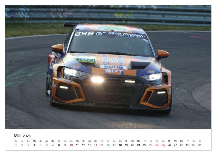 Produktbild: Die Vier Ringe im Motorsport (Tischkalender 2026 DIN A5 quer), CALVENDO Monatskalender