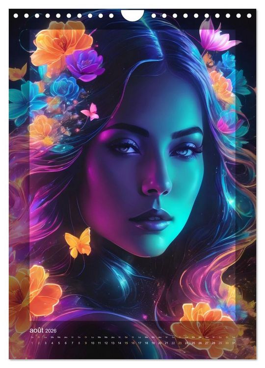 Produktbild: &Eacute;l&eacute;gance Lumineuse (Calendrier mural 2026 DIN A4 horizontal), CALVENDO calendrier mensuel