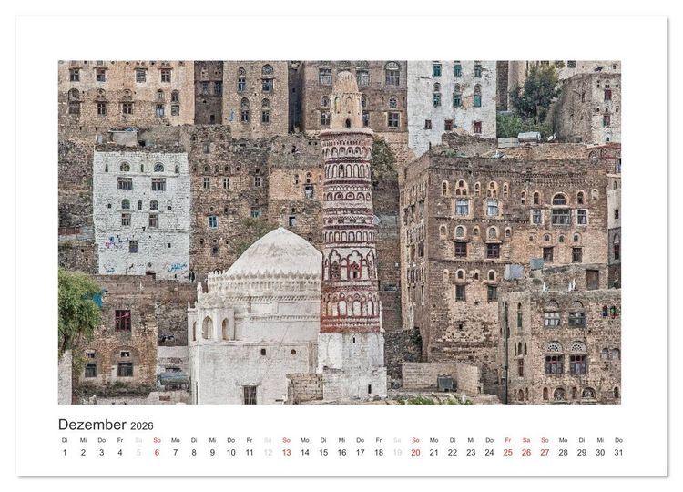 Produktbild: Der Jemen (Wandkalender 2026 DIN A4 quer), CALVENDO Monatskalender