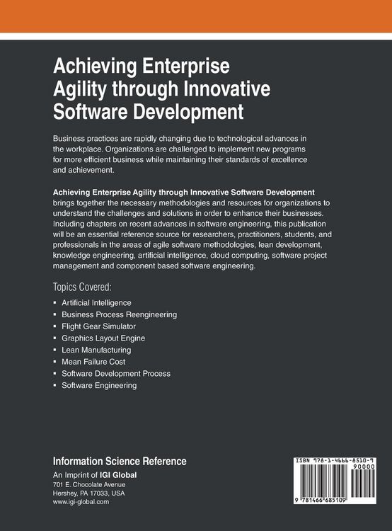 Produktbild: Achieving Enterprise Agility through Innovative Software Development