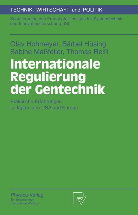 Produktbild: Internationale Regulierung der Gentechnik