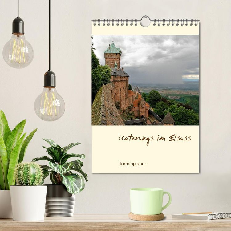 Produktbild: Unterwegs im Elsass &ndash; Terminplaner (Wandkalender 2026 DIN A4 hoch), CALVENDO Monatskalender