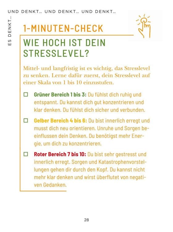 Produktbild: Die 1-Minuten-Strategie gegen Overthinking