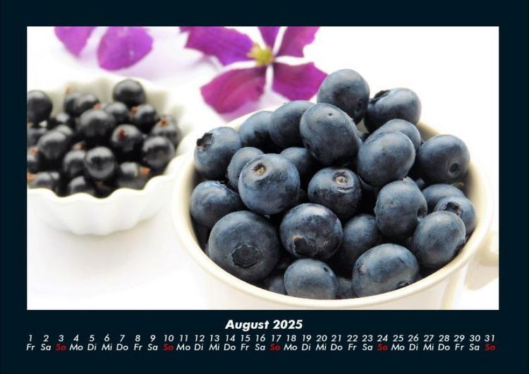 Produktbild: Obstkalender 2025 Fotokalender DIN A4