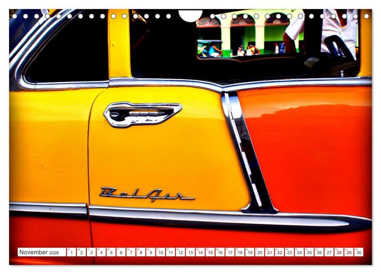 Produktbild: CHEVY '55 - Ein US-Oldtimer in Kuba (Wandkalender 2026 DIN A4 quer), CALVENDO Monatskalender