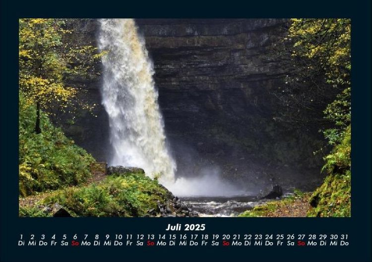 Produktbild: Wasserf&auml;lle 2025 Fotokalender DIN A4