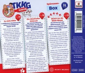 Produktbild: TKKG Junior - Sp&uuml;rnasen-Box.Box.11,3 Audio-CD