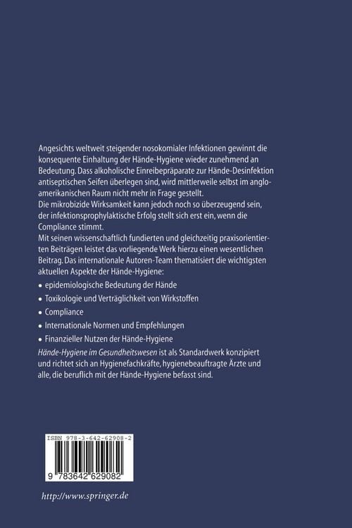 Produktbild: H&auml;nde-Hygiene im Gesundheitswesen