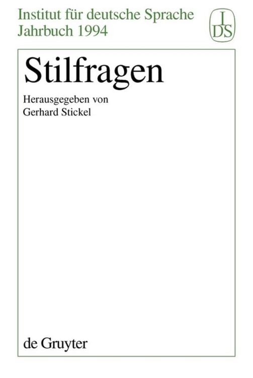Produktbild: Stilfragen