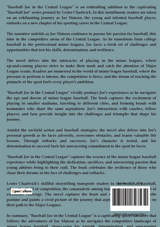 Produktbild: Baseball Joe in the Central League