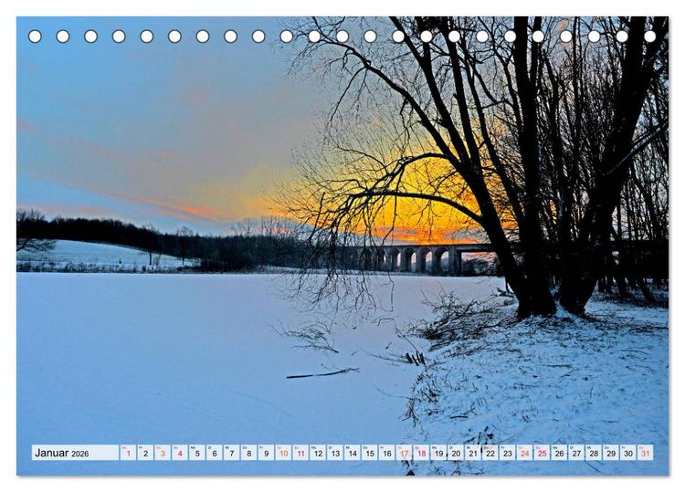 Produktbild: Bielefeld - Der Obersee - unendliche Motive... (Tischkalender 2026 DIN A5 quer), CALVENDO Monatskalender
