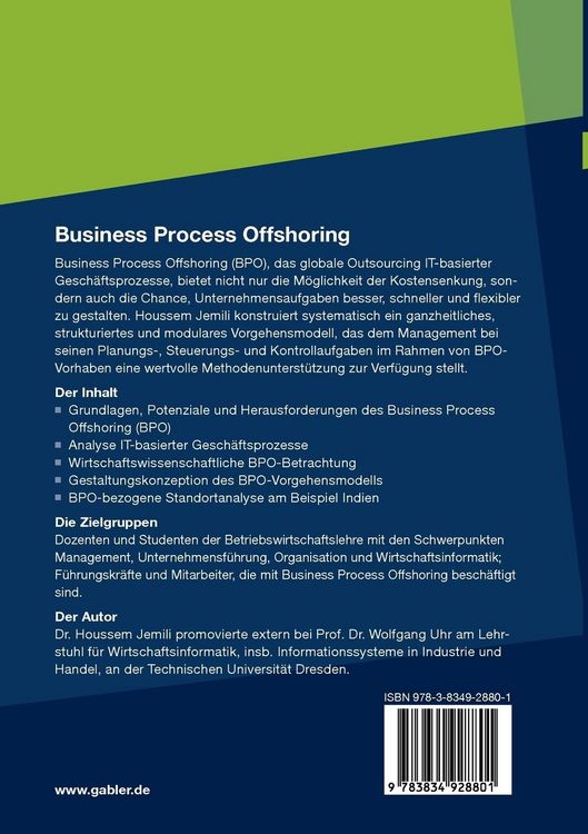 Produktbild: Business Process Offshoring
