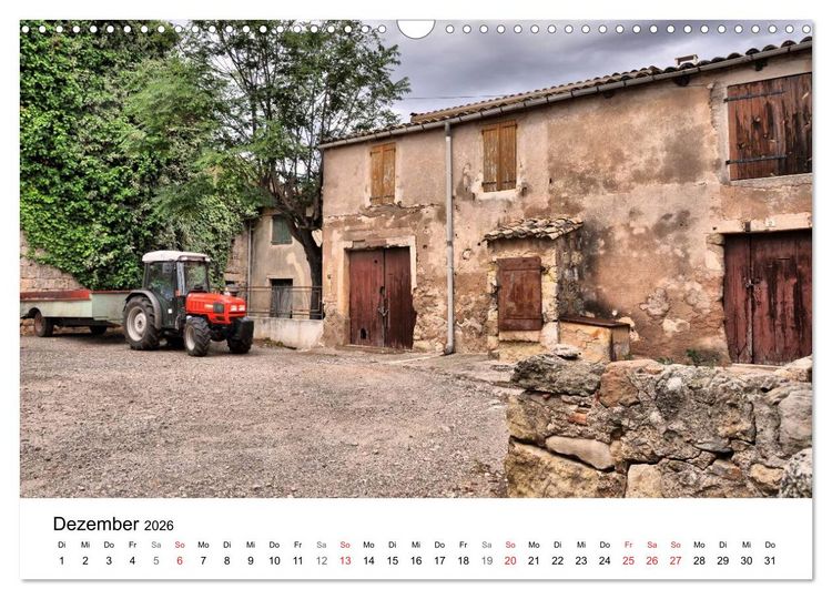 Produktbild: Frankreich- St&auml;dte und D&ouml;rfer des Languedoc-Roussillon (Wandkalender 2026 DIN A3 quer), CALVENDO Monatskalender