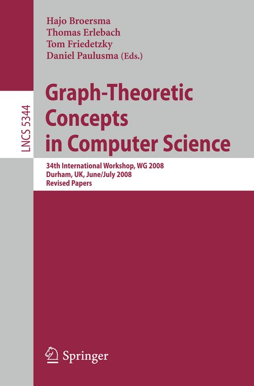 Produktbild: Graph-Theoretic Concepts in Computer Science
