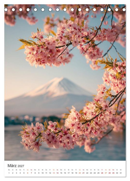 Produktbild: Sakura Dreams (Tischkalender 2027 DIN A5 hoch), CALVENDO Monatskalender