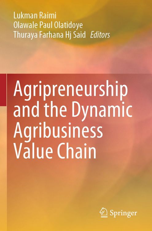 Produktbild: Agripreneurship and the Dynamic Agribusiness Value Chain