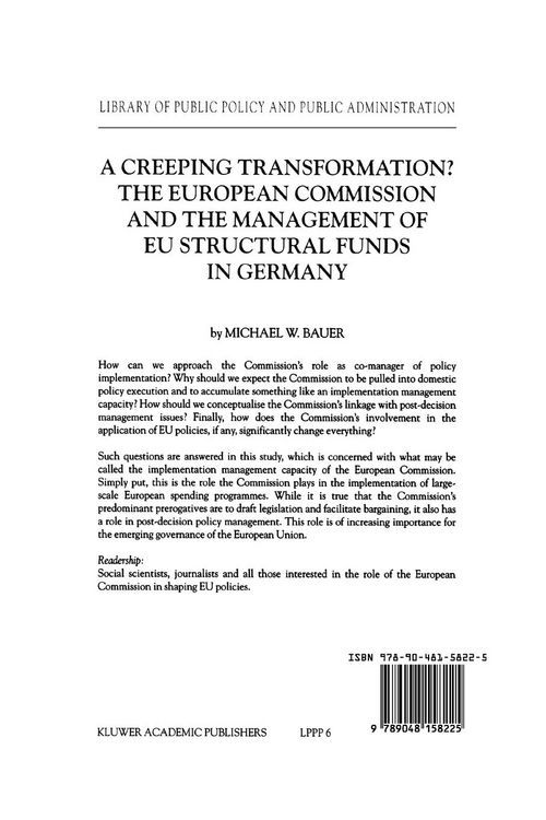 Produktbild: A Creeping Transformation?