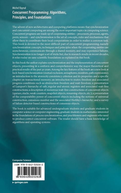Produktbild: Concurrent Programming: Algorithms, Principles, and Foundations