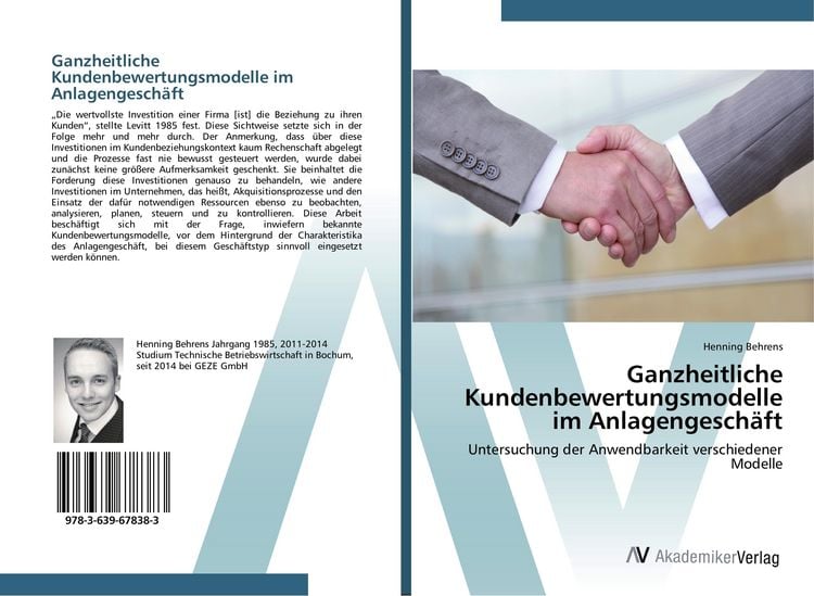 Produktbild: Ganzheitliche Kundenbewertungsmodelle im Anlagengesch&auml;ft