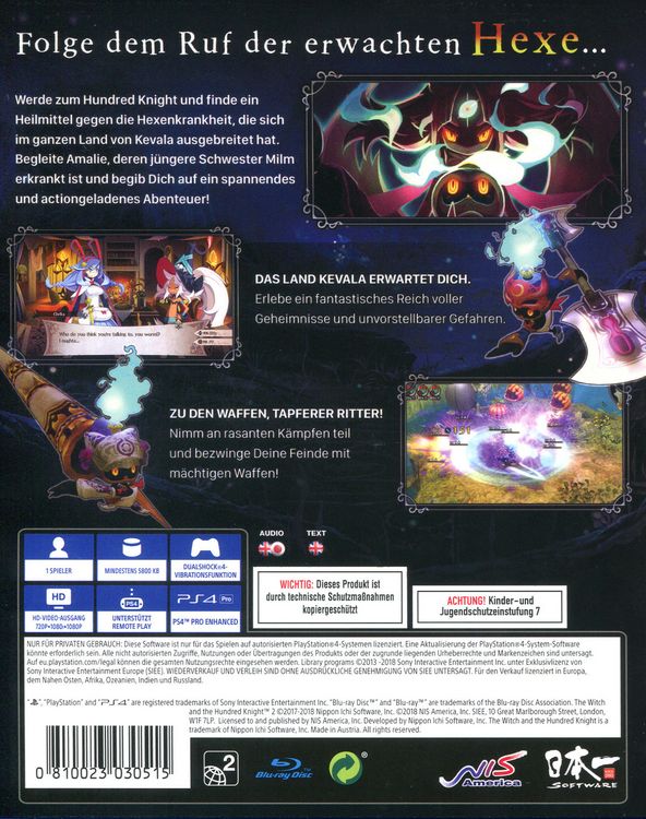 Produktbild: The Witch and the Hundred Knight 2