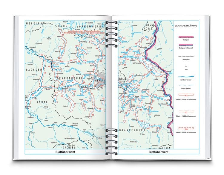 Produktbild: KOMPASS Wasserwanderatlas Berlin und Brandenburg