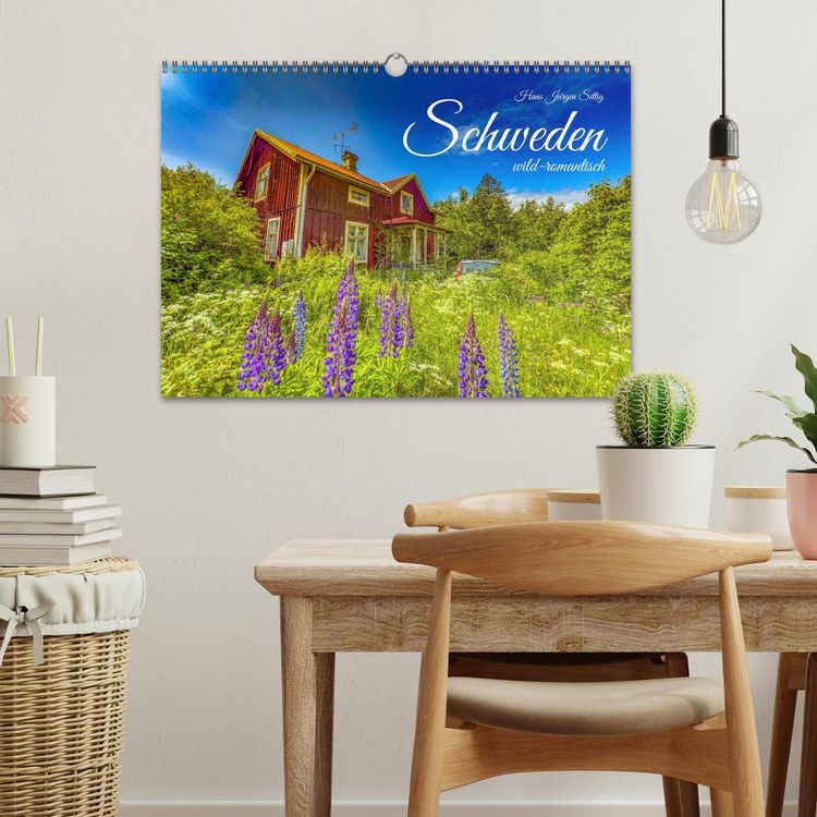 Produktbild: SCHWEDEN wild-romantisch (Wandkalender 2026 DIN A3 quer), CALVENDO Monatskalender