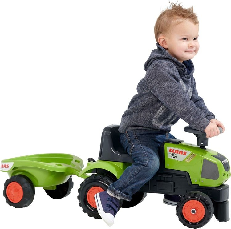 Claas Traktorrutscher mit Anhänger