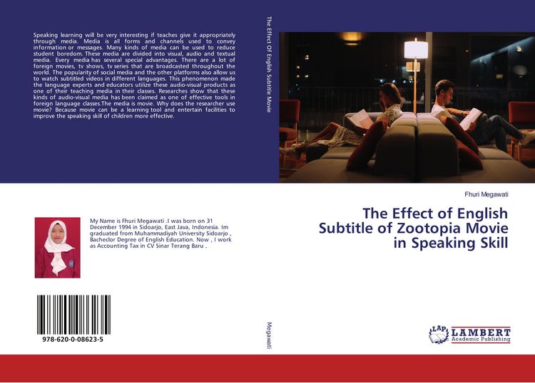 Produktbild: The Effect of English Subtitle of Zootopia Movie in Speaking Skill