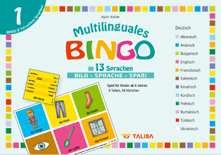 Produktbild: Multilinguales BINGO in 13 Sprachen (Nr.1)