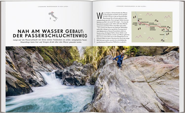 Produktbild: LONELY PLANET Bildband Legend&auml;re Wanderungen in den Alpen
