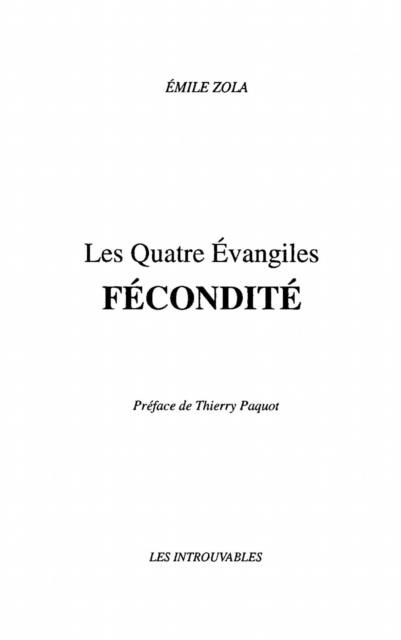 Produktbild: Fecondite t. 1