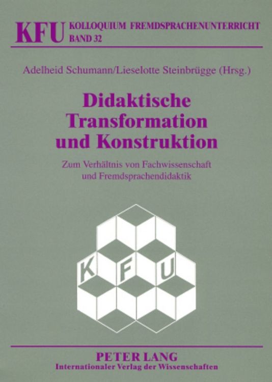 Produktbild: Didaktische Transformation und Konstruktion