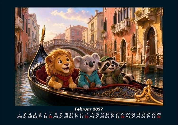 Produktbild: Abenteuerreise durch Europa 2027 Fotokalender DIN A4
