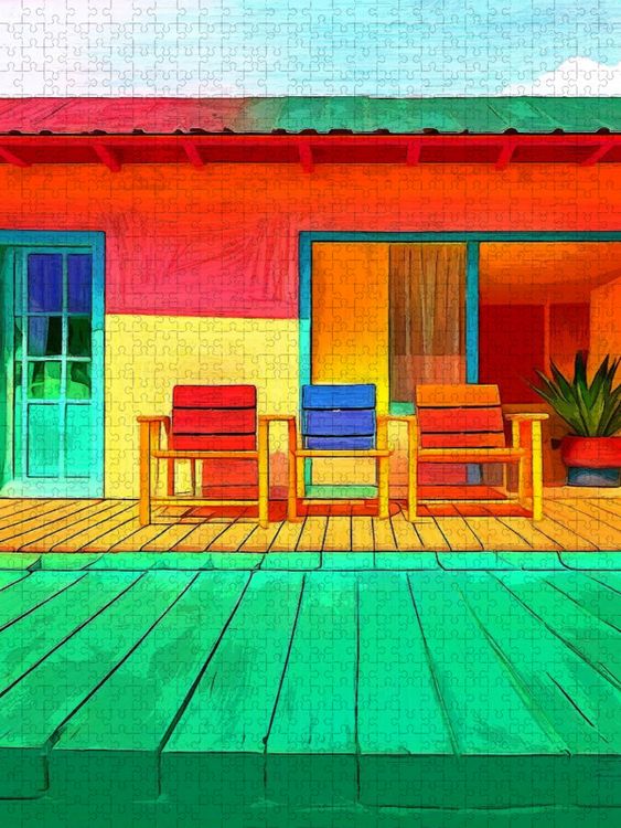 Produktbild: CALVENDO Puzzle Mein Bungalow | 2000 Teile Lege-Gr&ouml;&szlig;e 90x67cm Foto-Puzzle f&uuml;r gl&uuml;ckliche Stunden
