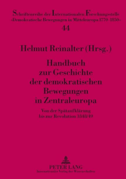 Produktbild: Handbuch zur Geschichte der demokratischen Bewegungen in Zentraleuropa