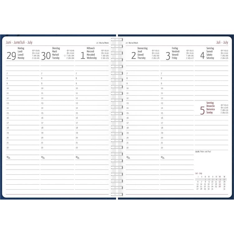 Produktbild: Wochenplaner Nature Line Ocean 2026 - Taschen-Kalender A5 - 1 Woche 2 Seiten - Ringbindung - 128 Seiten - Umwelt-Kalender - mit Hardcover - Alpha Edit