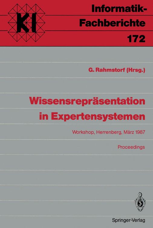 Produktbild: Wissensrepr&auml;sentation in Expertensystemen