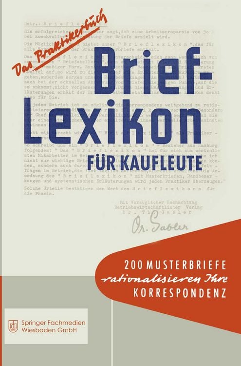 Produktbild: Brief-Lexikon f&uuml;r Kaufleute