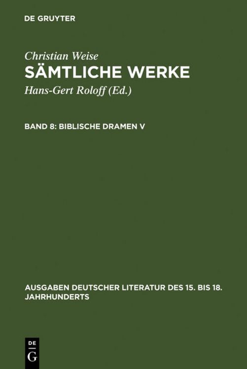 Produktbild: Biblische Dramen V